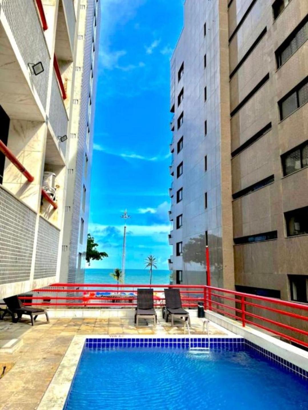レシフェFlat Vista Mar Boa Viagemアパートメント エクステリア 写真